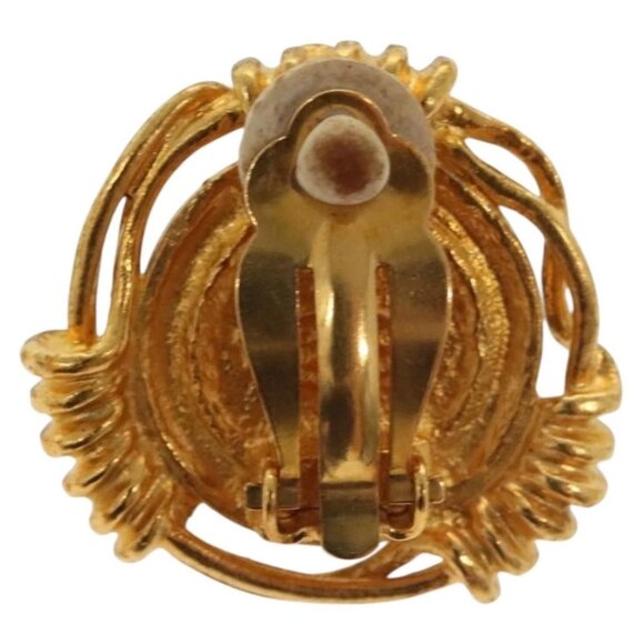 CHANEL Earring metal Gold CC Auth bs29251 - Picture 5 of 13